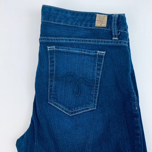 đź’°SALE Guess Jeans Blue Carla- Boot Cut EUC - Picture 5 of 6
